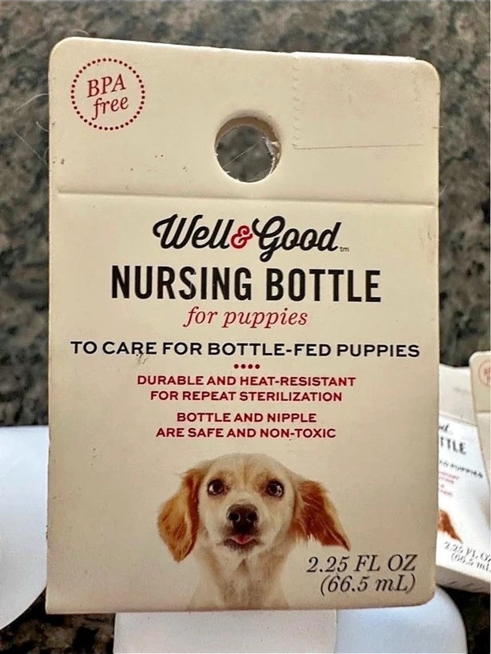 Well & Good Puppy Nursing Bottle BPA-Free